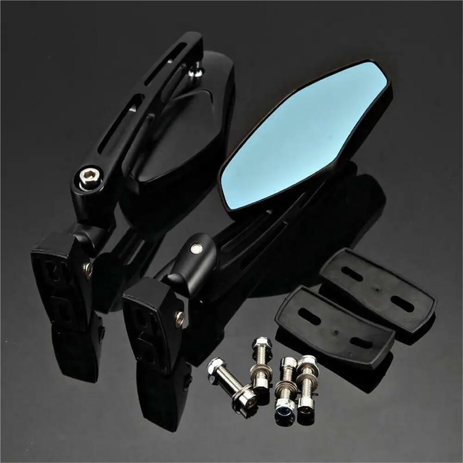 Espejos retrovisores de carreras para motos FZ1 YZF R1 R6 y manillares de motocicletas