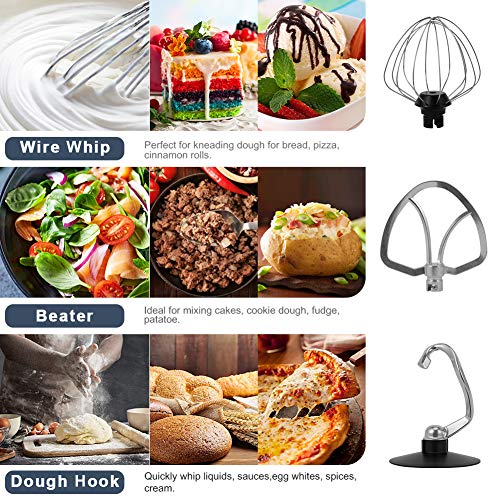 Cookmii Küchenmaschine 1800W (Silber se) – Bild 3