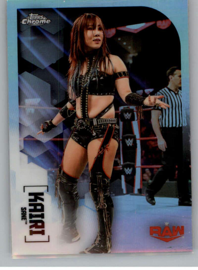 Amazon.com: 2020 Topps Chrome WWE Refractor #34 Kairi Sane Raw