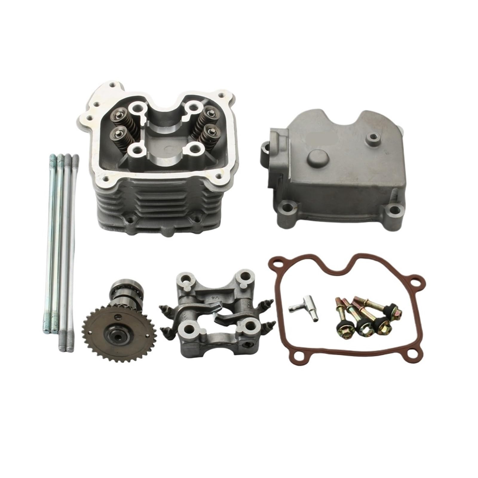 Kit culasse et arbre à cames GY6 125cc à 200cc pour moteur 4 temps 4V 152QMI 157QMJ