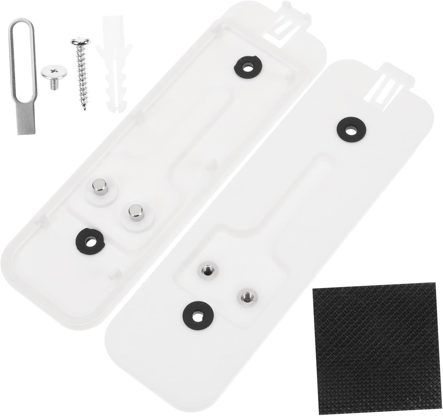 2 Sets Backplane Replacement Videos By Bell doorbell Bracket Screen Protector Panel No Chime Mount for doorbell Home Supplies Doorbell Door Bracket Plastic White NULYLU