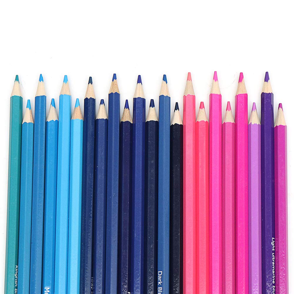 VIDOO 72 PCS/Set Colori Art Drawing Matita Set per Disegno Disegno Schizzo Scuola Forniture