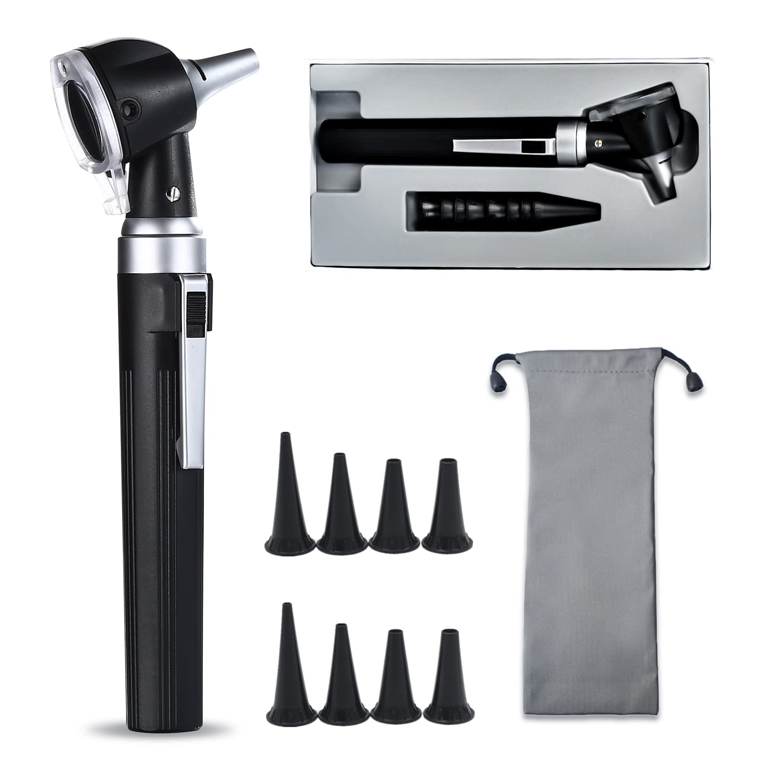 Buy Scian Otoscope Kit Professional Diagnostic Ear Scope with Fiber