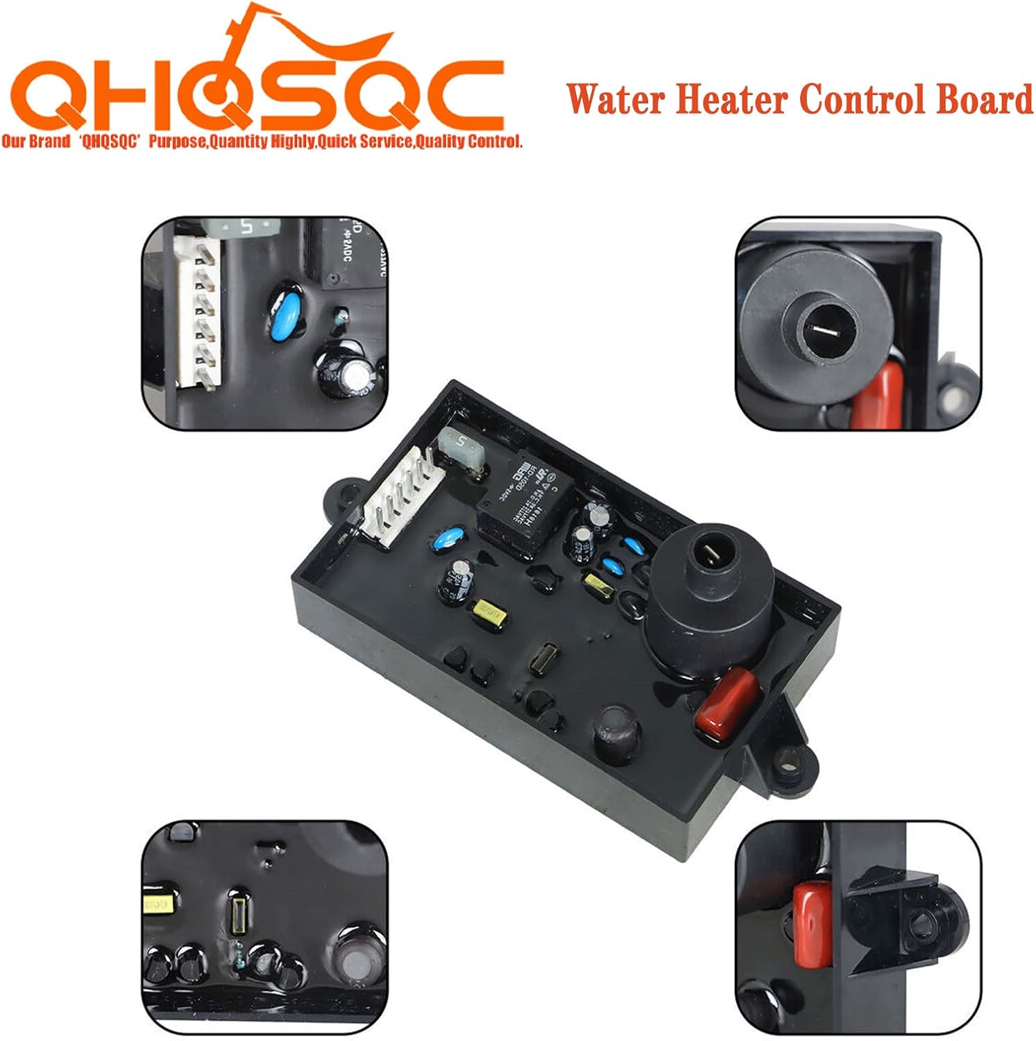 91367 RV Water Heater PC Control Board Replaces Boards Part 93257, 93307, 91420, 91504, 93865, 91349 Fit for GCH6-4E, GCH6-6E, GCH6-7E, GCH6A-7E, GCH6A-8E GC6A-7E, GH6-3E.