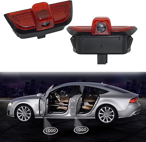 Miniatura 2 de Luces de logotipo para puerta de automóvil, proyector de logotipo LED para puerta de automóvil, lámpara de bienvenida, luz de charco, 2 piezas, se