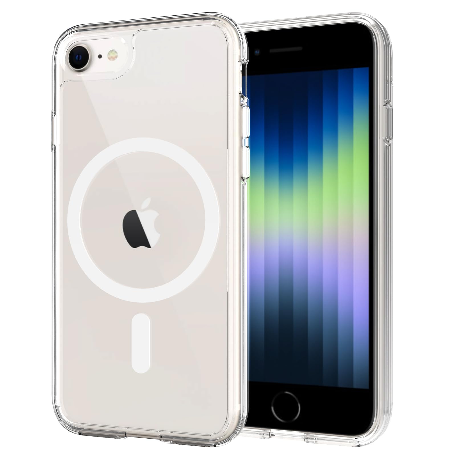 人気！iPhoneSE3 第3世代　SIMフリー MagSafeケース付き iPhone SE 第3世代 第2世代 iPhone8 ケース カバー ハイブリッド