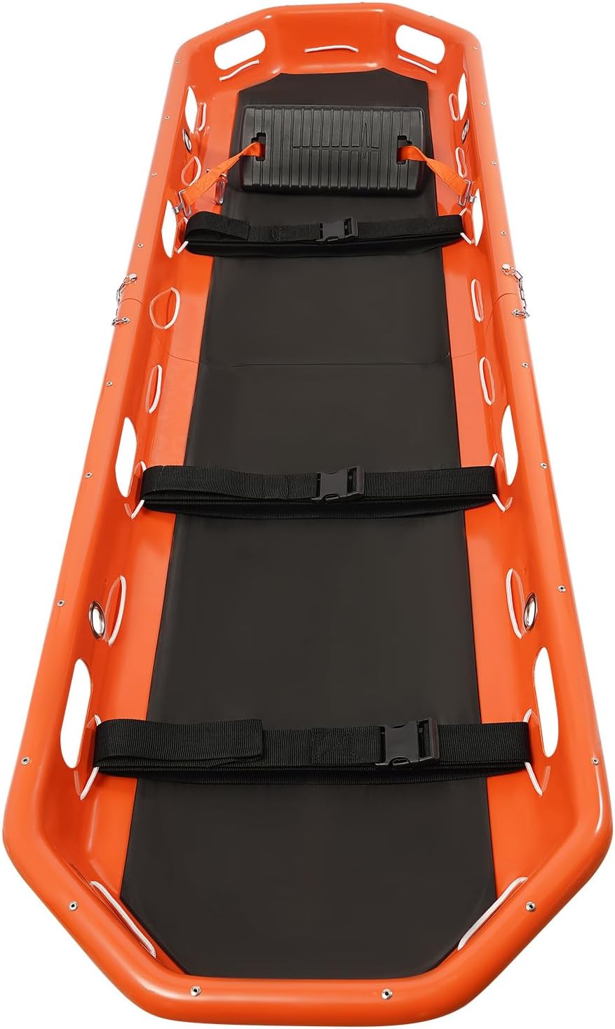 Stainless Steel Rescue Basket Stretcher with Straps & Lifting Sling | Emergency Medical Stretcher for Safe Patient Transport & Rescue Operations