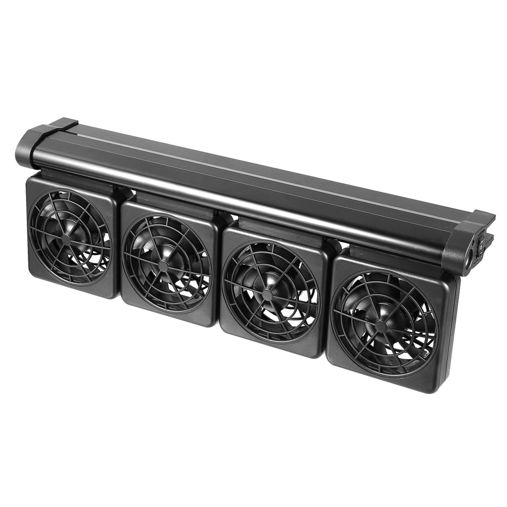 BESPORTBLE Kühlventilator mit 2 Geschwindigkeiten aus Kunststoff und Aluminiumlegierung Wasserkühlventilator Einstellbarer Lüftersystem Aquariumkühler Aquarium für Aquarium für Süß