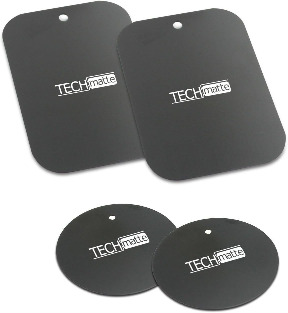 TechMatte MagGrip Metal Plate Replacement Kit for Magnetic Universal Car Mount