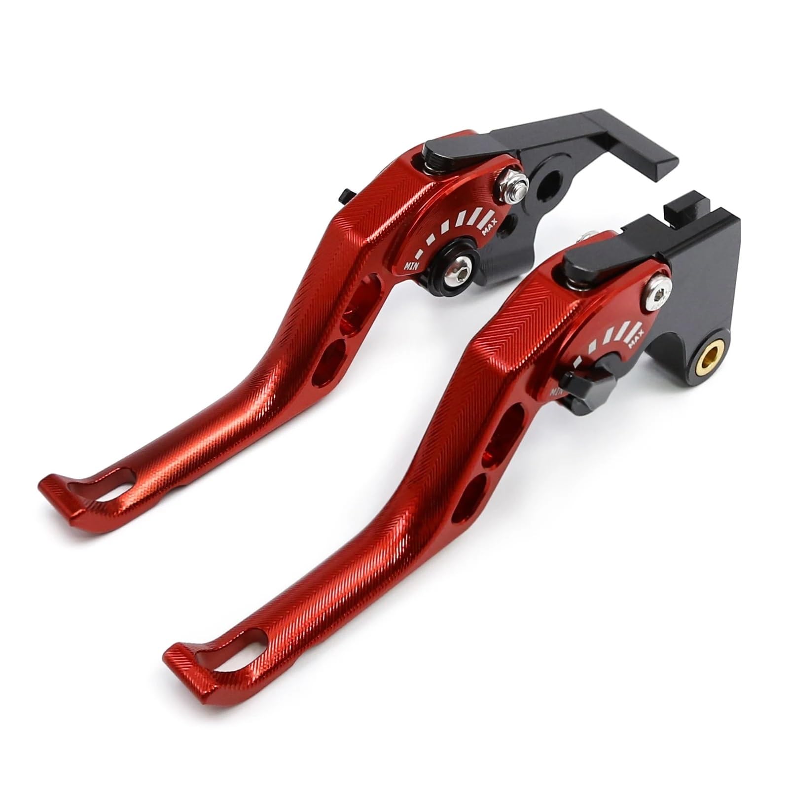 Fit For Royal Enfield Himalayan 400 411 2016 2017 2018 2019 2020 2021 2022 2 Finger CNC Adjustable Brake Clutch Lever(RED)
