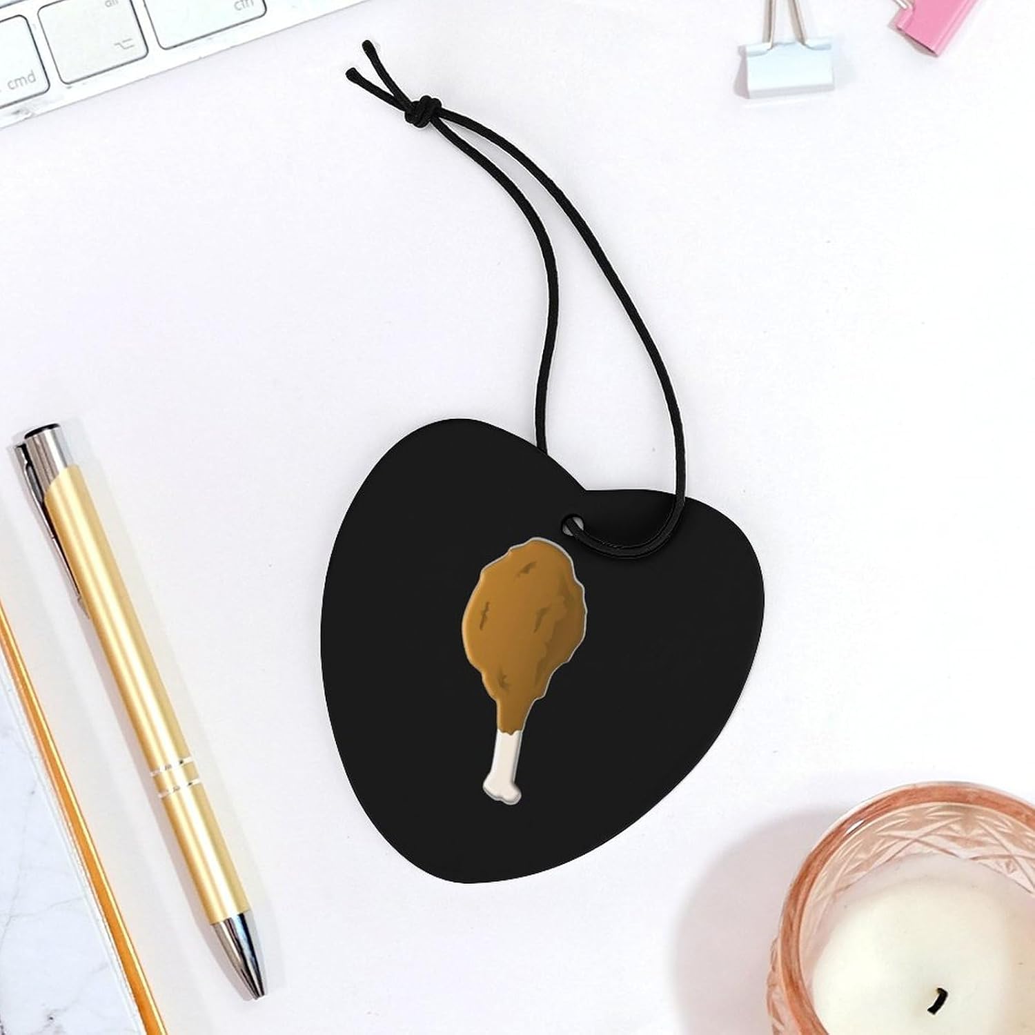 Chicken Legs Car Air Freshener Hanging Car Scent Cards Decor Interior Accessories