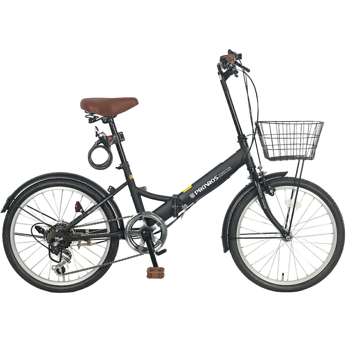 PROVROS P-206 折りたたみ自転車 20インチ マットブラック プロブロスの商品画像