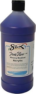 Sax Heavy Body Acrylic Paint for School and Arts and Crafts Use, Phthalo Blue, 1 Quart