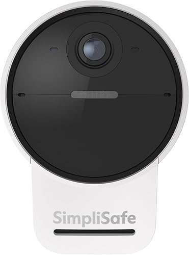SimpliSafe Cámara de Seguridad Exterior Serie 2, Cámara de Seguridad para el Hogar Inalámbrica y con Cable de 1080p - Compatible con Sistema de