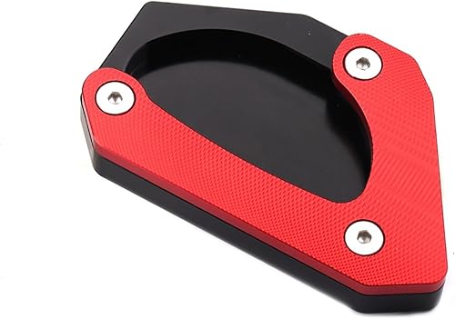 Almohadilla de extensión de soporte lateral de motocicleta para Suzuki para V-Strom DL650 para Vstrom 650 2004 2022 2021 (color : A rojo)