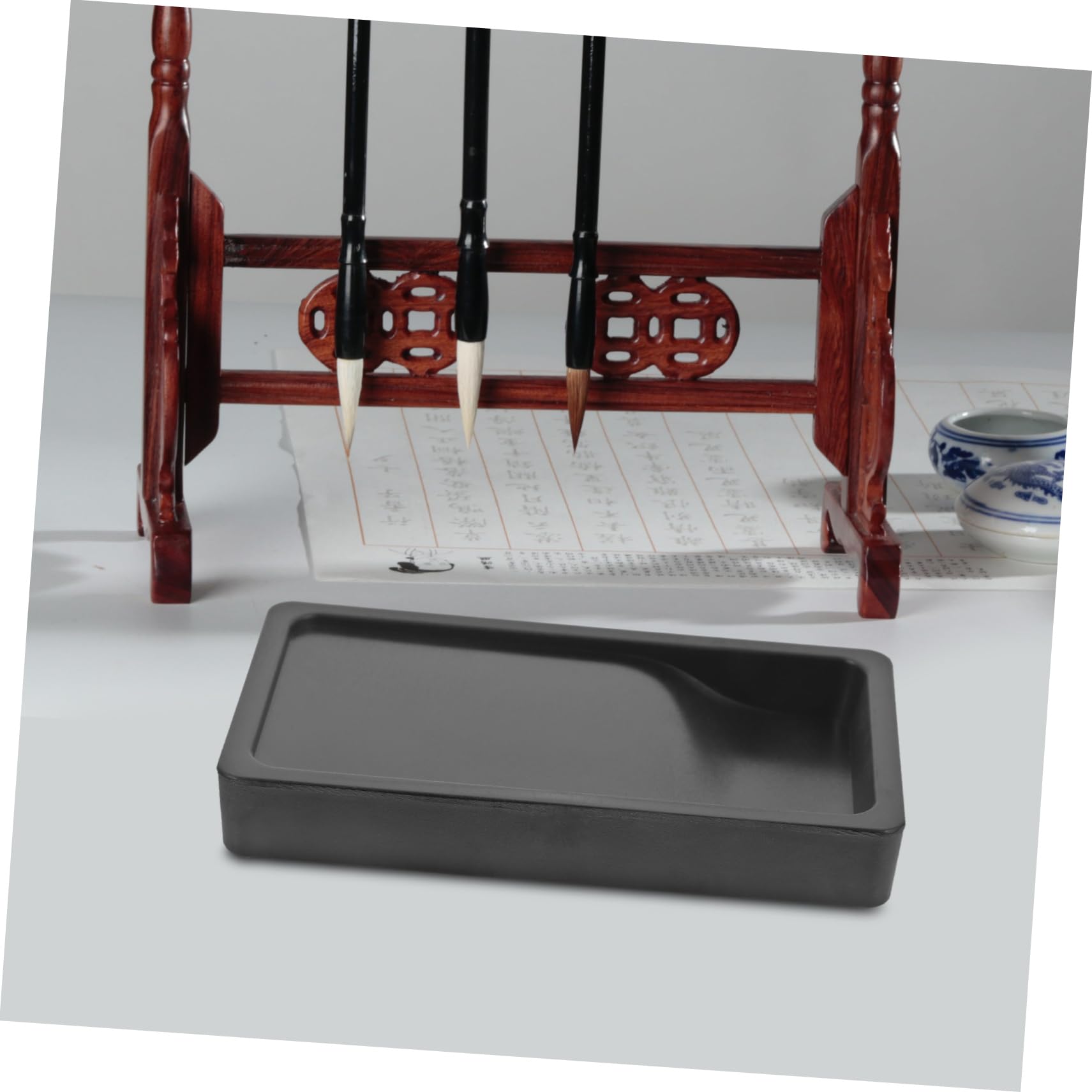 SHINEOFI 5stücke Portable Leichte Kalligraphie-inkslab Für Studenten Hochwertiger Tintenstein Schreiben Und Malen Für Anfänger Und Künstler Und Einfach Zu Transportieren