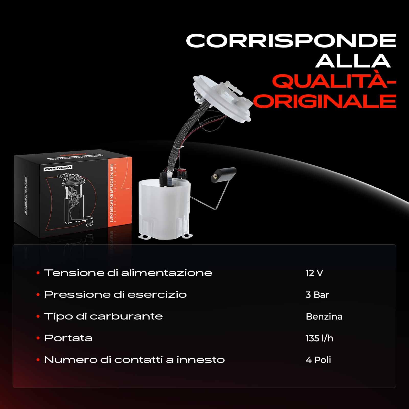 Pompa Carburante Benzina per Meriva 1.4L 1.6L Benzina 2003-2010 93178629