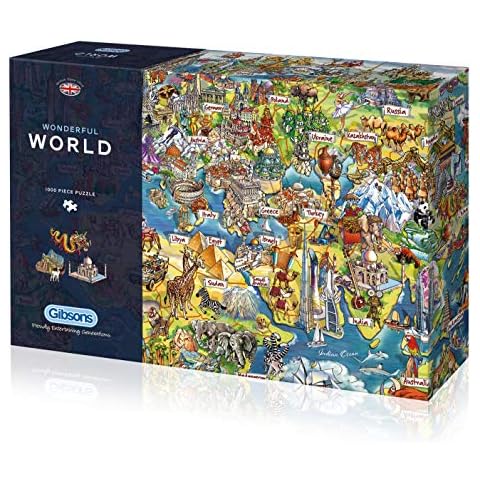 Wonderful World 1000 Piece Jigsaw Puzzle by Gibsons Cover