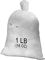 Vista 6 de Relleno de almohada Hometex (No fabricado en China) Bolsa de 3 LB 100% Relleno de fibra de poliéster de alto volumen