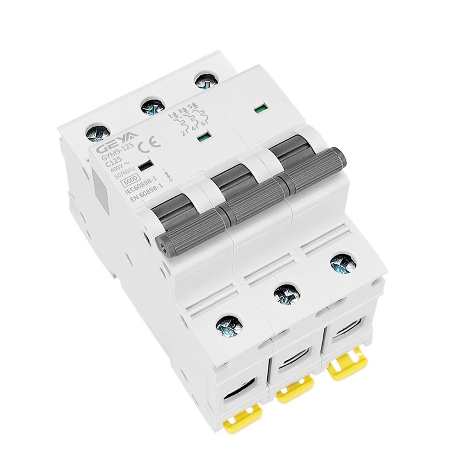 SFJSFIMQ GYM9-125 3Pole MCB 80A 100A 125A Miniauture Circuit Breaker 3P Width 53.4mm 400V 6KA C Curve(25v)