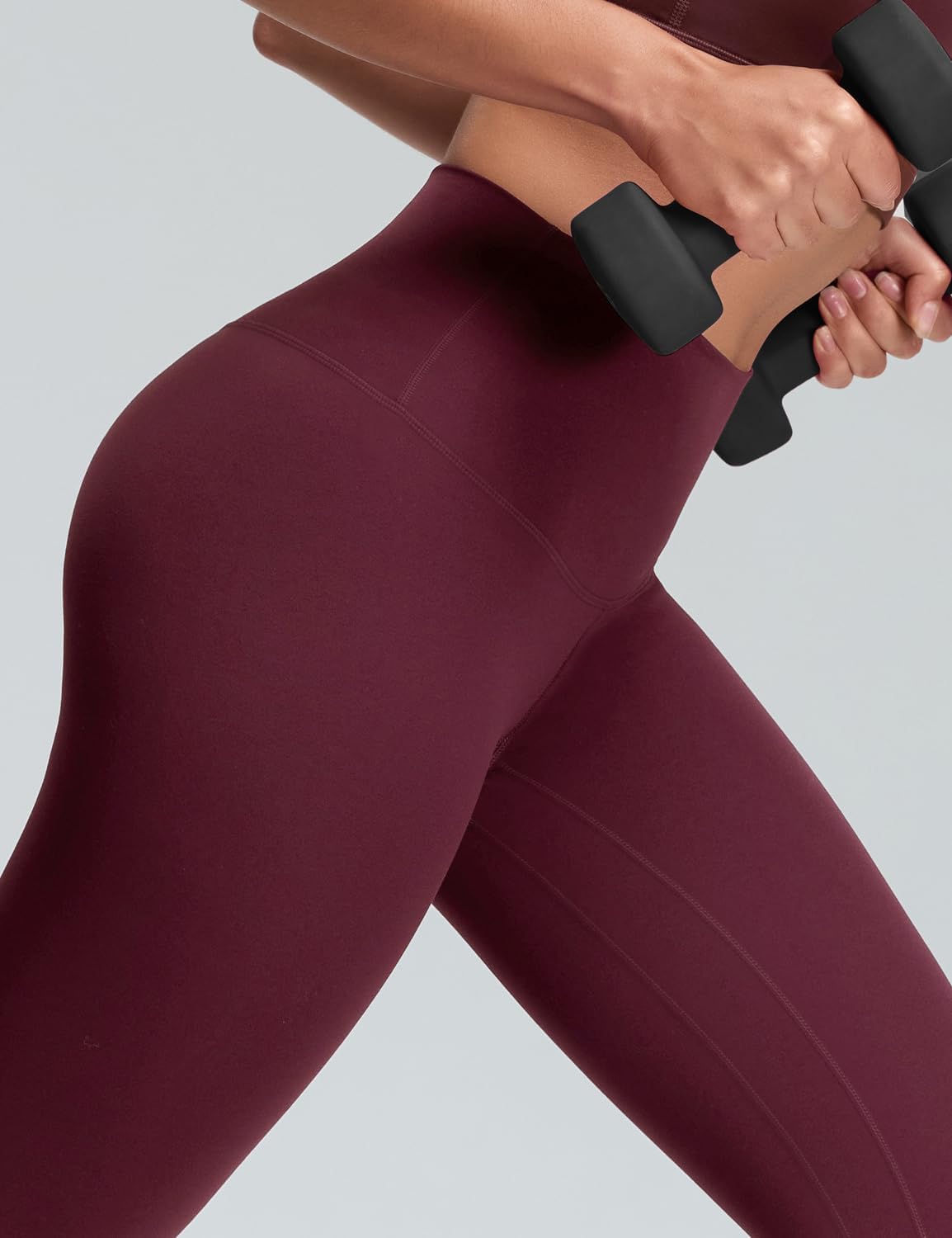 HeyNuts Workout Pro Leggings 21'' Capri, Medium Plus Support, Compression Workout Pants
