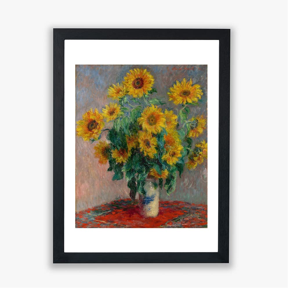 Impression encadrée Tournesols Claude Monet poster giclée mural