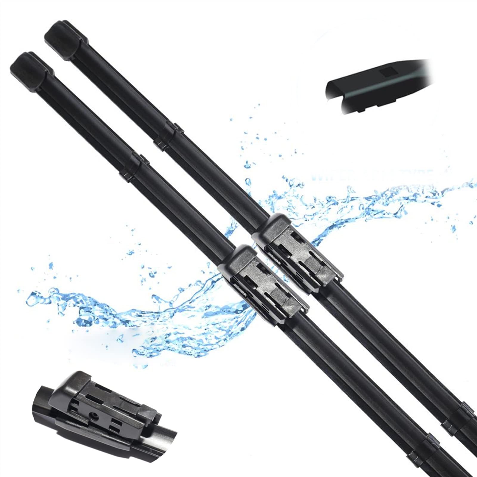 Essuie-glace pour Audi A1 8X 2011-2018 : balais avant d'origine pour lave-glace automobile