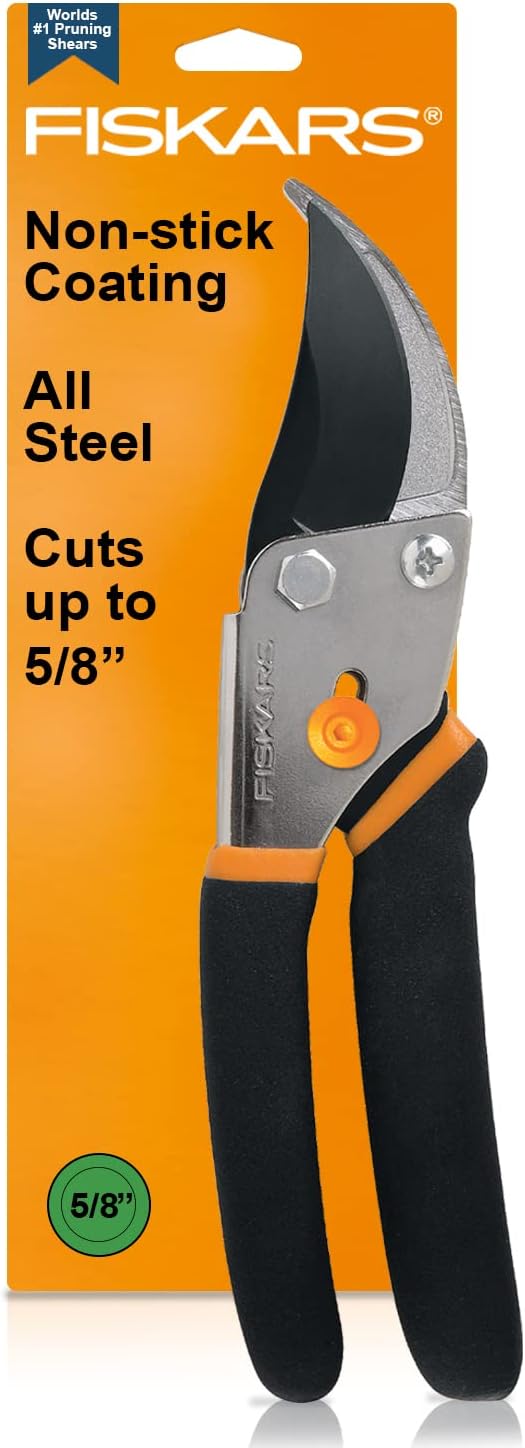 Fiskars 91095935J Steel Bypass Pruning Shears - 2 Pack - Thumbnail 2