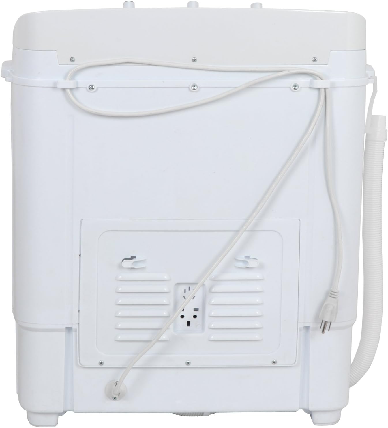 Portable Washing Machine Twin Tub, 13lbs Total Capacity Compact Mini Washer and Spin Dryer with Timer Control, Built-in Drain Pump and Inlet Hose, Perfect for Apartment, Dorm, RV, Camping