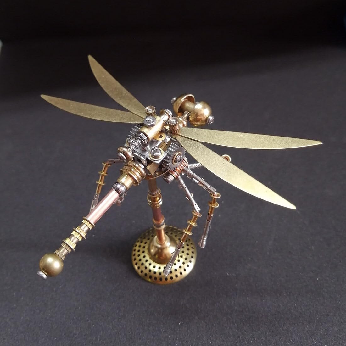 Metalowe puzzle 3D z owadami, 152 części, ważka 3D, zestaw modelarski, "zrób to sam", steampunk, metalowa mechaniczna ważka, zestaw puzzli, model 3D, zestaw dla dorosłych i dzieci