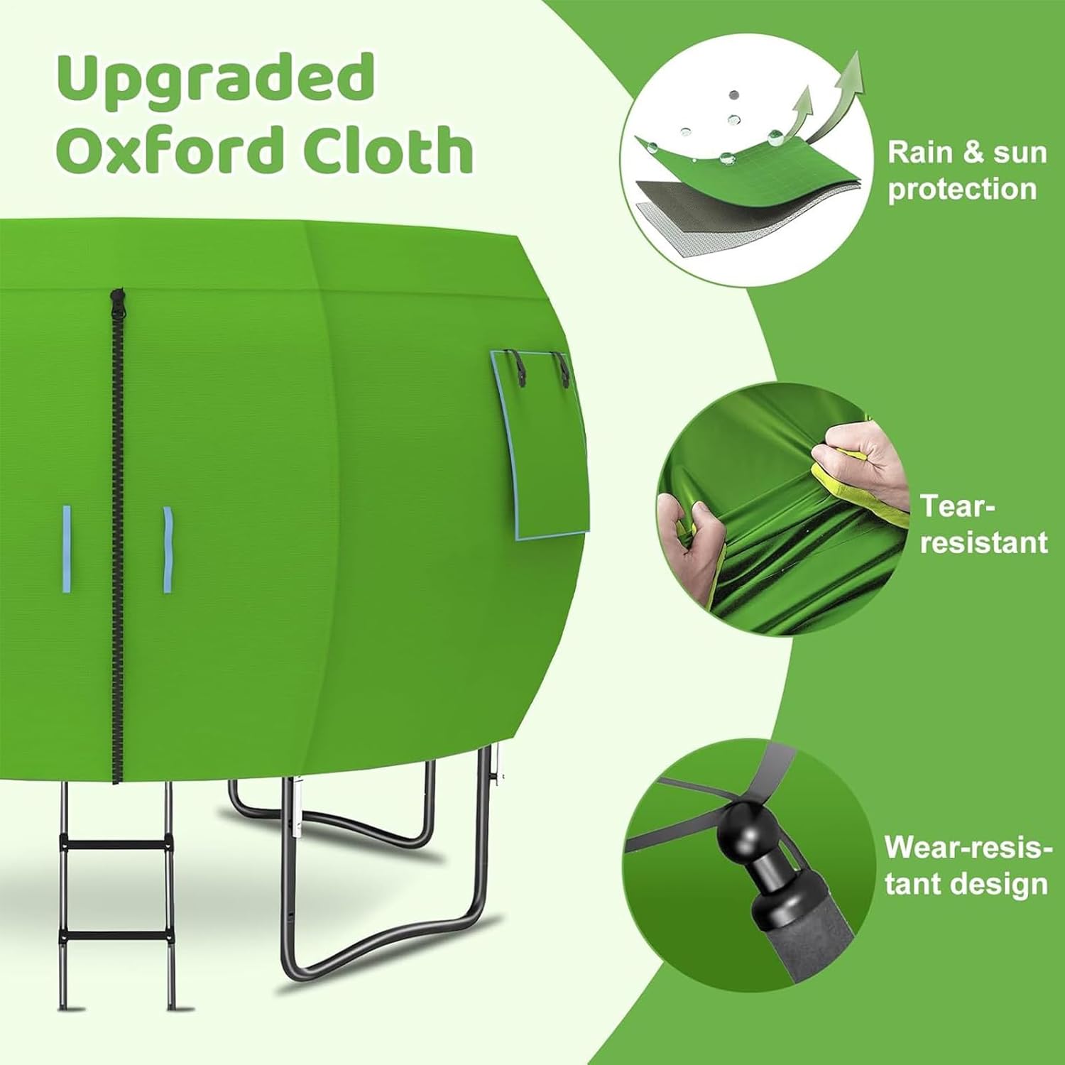 トランポリン 日よけカバー - ガーデン サンシェード カバー,屋外用 約4.日差し防止 トランポリン キャノピー バックヤード 遊