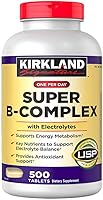 Vista 1 de Kirkland Signature Super B-Complex con electrolitos, 500 tabletas (paquete de 4)