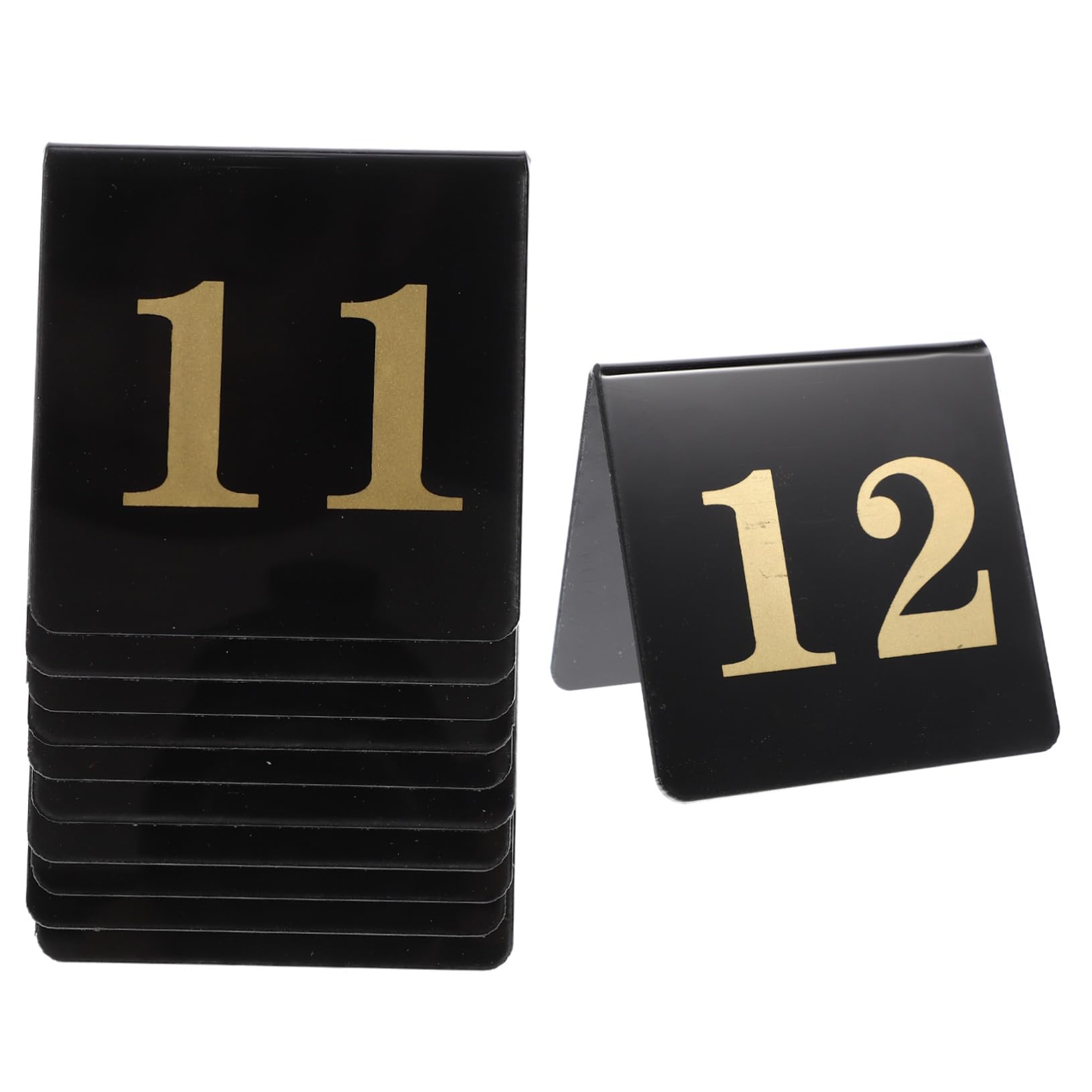 Numéros de Table Acrylique Double Face 10 Pièces pour Banquets