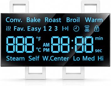 PROPART New Upgraded DE07-00129A LED Display Board, Compatible with Samsung Electric Range - Oven/Stove, Better Than Oem Quality, Fits Model NE59J7630SB/AA NE59J7630SG/AA NE59J7630SS/AA NE59J7630SW/AA