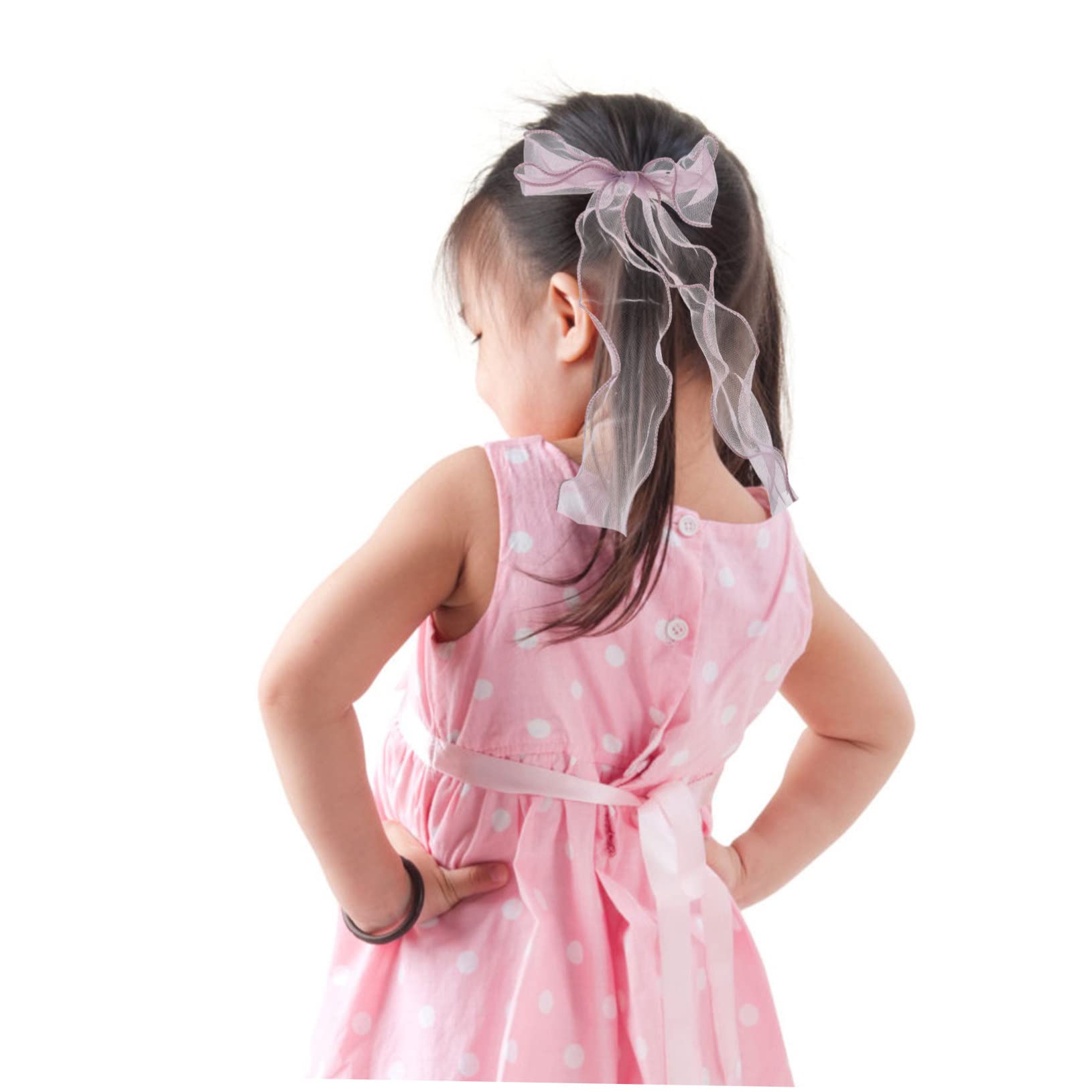 minkissy 20 Piezas Corbata De Moño Lazos Para El Cabello Cintas Para El Pelo De Lazo Para Niña Coletas Elásticas Para Niña Cuerda De Pelo De Organdí Chica Púrpura Elástico
