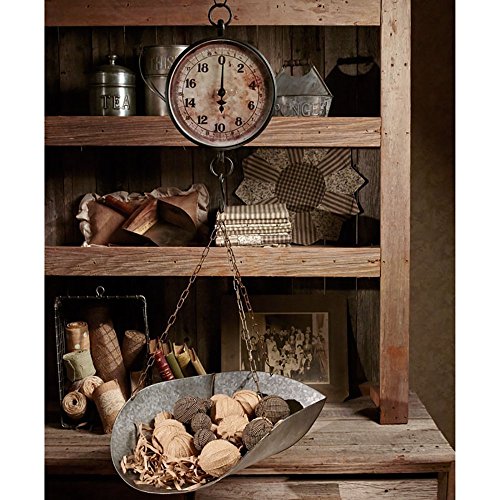 Decorative Vintage Style Market Scale - 13.5"X 6.5X13" Pan 7.75" Face #TOP1