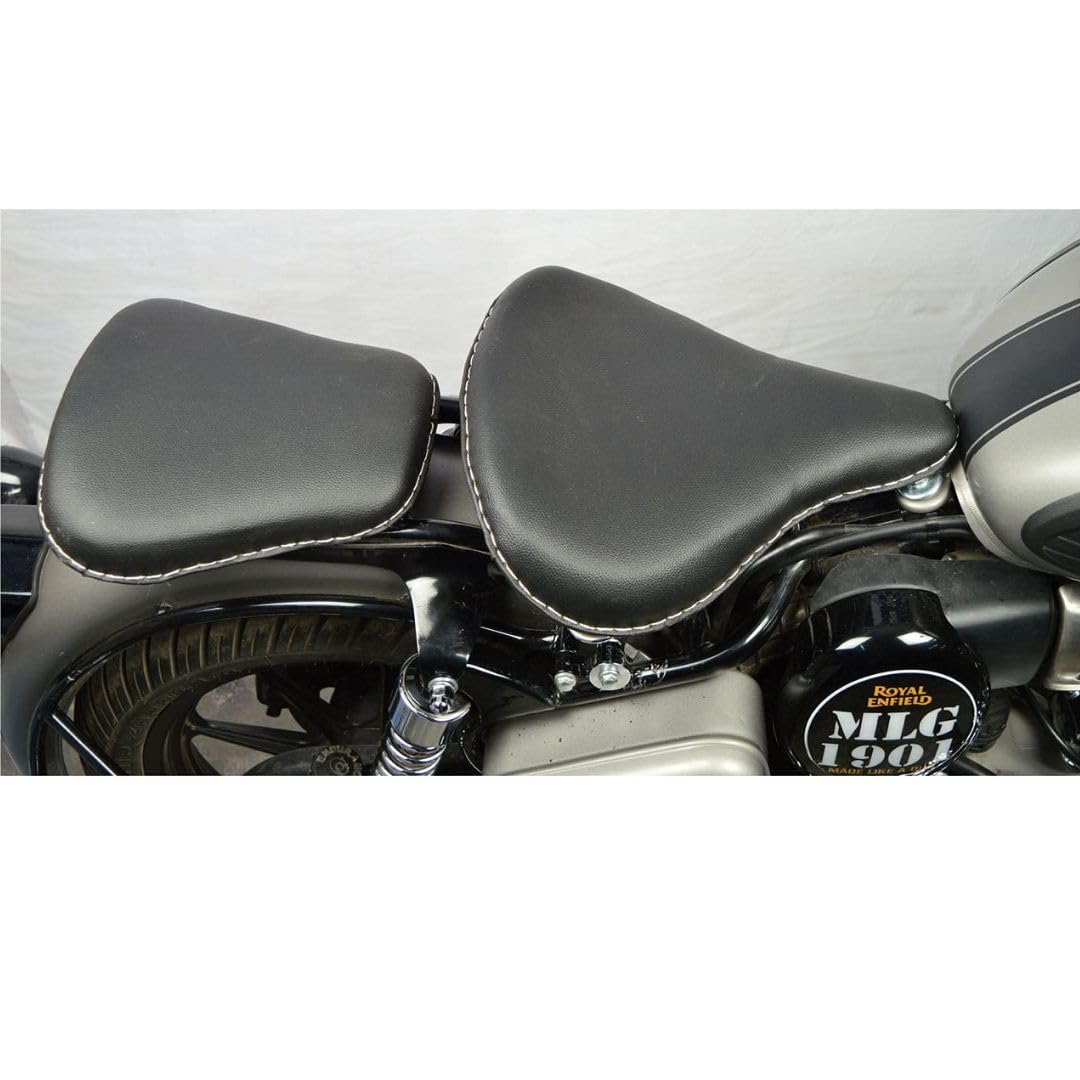 Arjun Reddy Classic 350 / Classic 500 Old Models Style Spring Seats (Black)