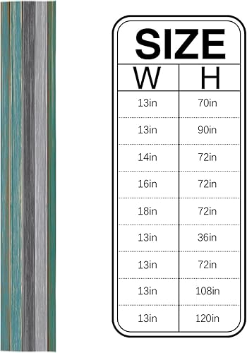 Miniatura 6 de Camino de mesa de lino y algodón para el Día de San Patricio, estilo casa de campo, con textura de madera rústica, degradado, verde azulado, verde,