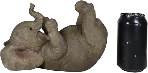 Miniatura 7 de Ebros Gift Kitchen Partner Decor Wildlife Safari Elefante Botella de Vino Titular Estatuilla Pachyderm Animal Savanna Aceite Vino Valet