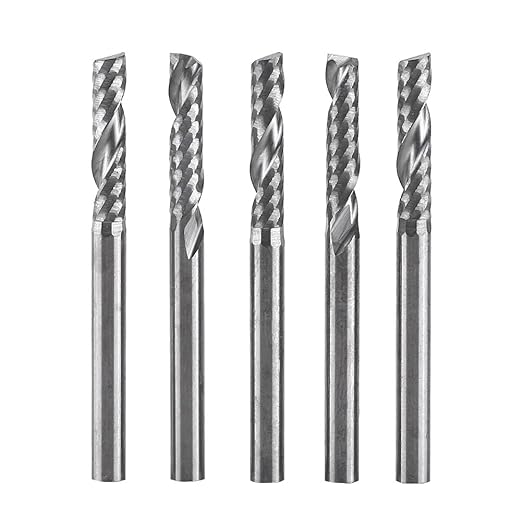 Fraises Tige Carbure Tungstène Double Coupe 10 Pièces 1/8" 6mm