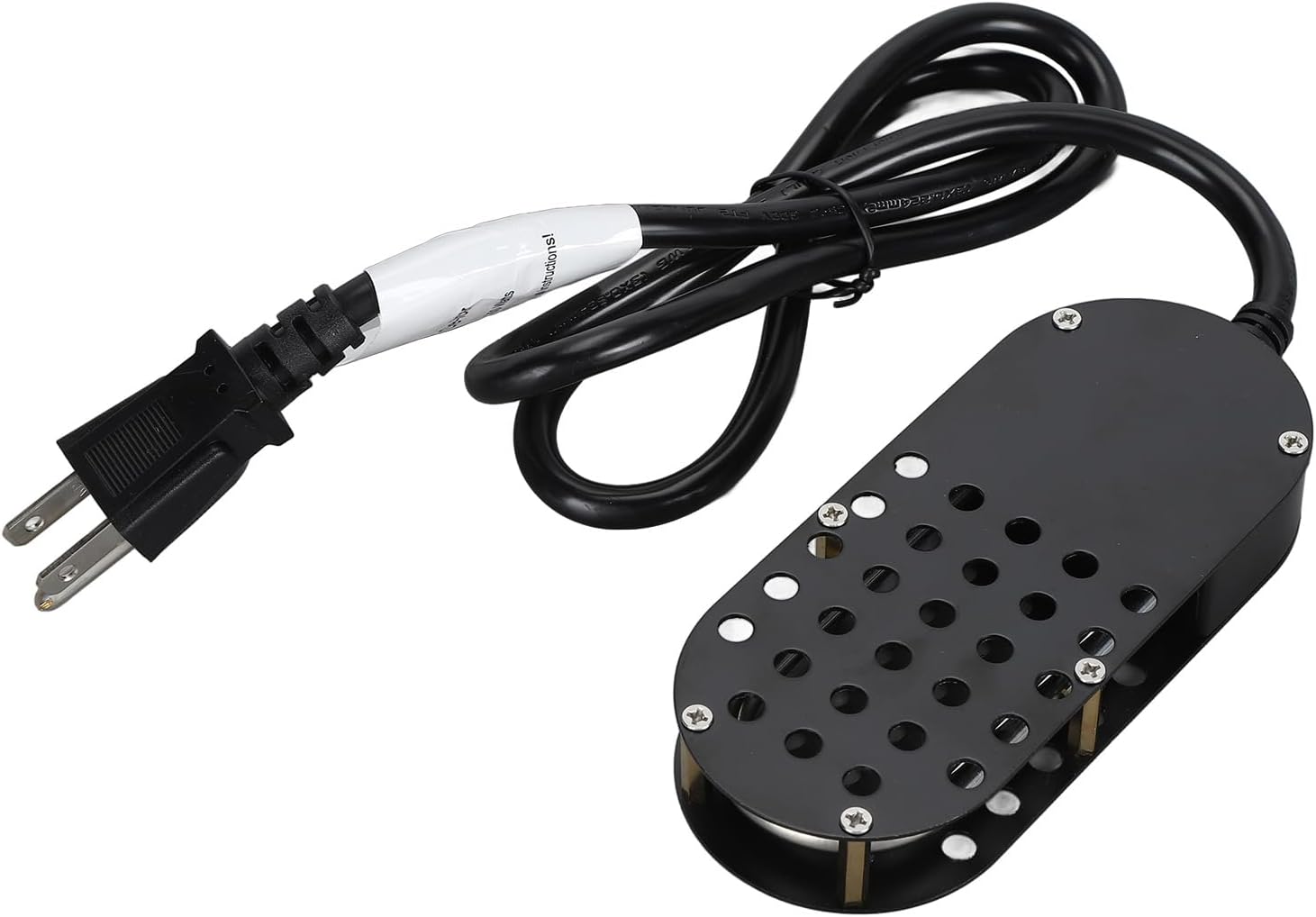 Srliya Bird Bath Heater 60Hz 250W Auto Constant Temperature 5.5in Long 2.4in Wide Birdbath Deicer for Patio Garden