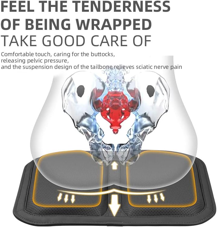 Miniatura 2 de HIBEYO Cojín de asiento de coche para Audi A6 A8 Q7 S6 A7 S7 E-Tron RS6 RS7 Q8 SQ8 SQ7 Cojín de asiento de coche elástico de algodón acolchado de