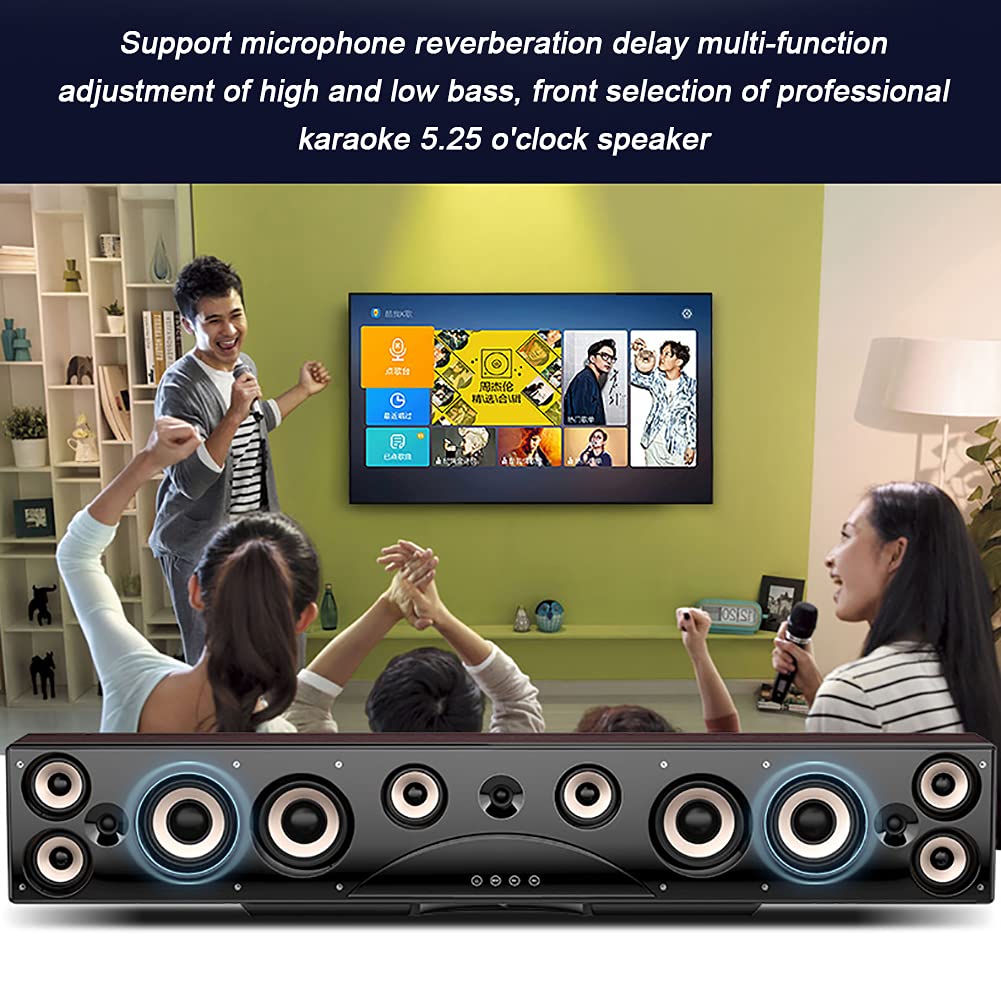 RSGK Altavoces Cine En Casa 5.1, Sistema Android Inteligente WiFi Integrado, Configuración De Alta Fidelidad + Decodificación Sin Pérdida Audio Y Video 4K, Utilizado para Películas, Música Y Juegos