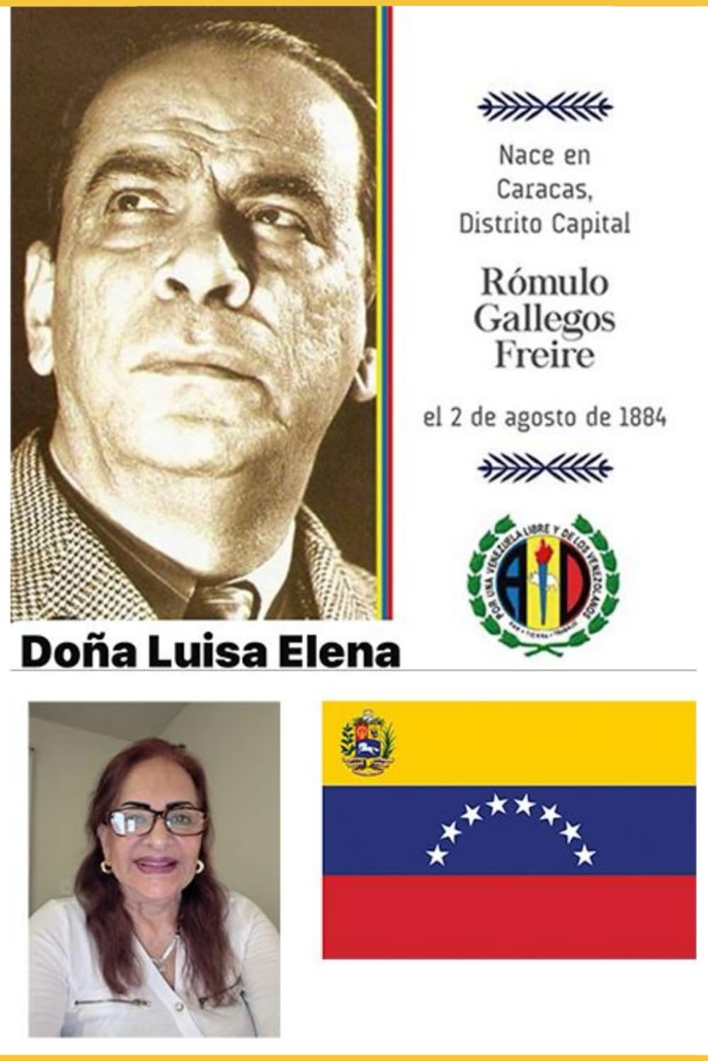 Doña Luisa Elena Gallegos.: la historia de mi vida. hechos de la vida real...