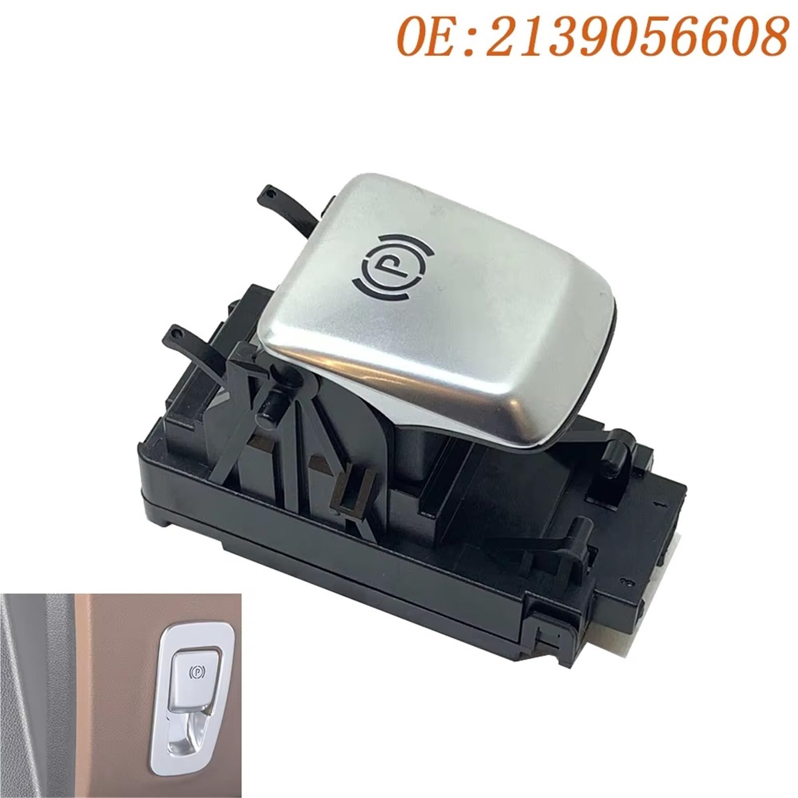 Pulsante Freno A Mano Compatibile Con Benz Per C180 C200 E200 E300 GLC350 Emergenza Per Parcheggio Freno Stazionamento Interruttore Pulsante Controllo Ricambi Auto 2139056608