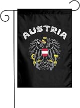 Austria Coat Of Arms Austria 12x18 Inch Double Sided Seasonal Garden Flag Outdoor Home Yard Decor1