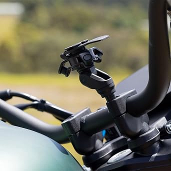 Quad Lock Motorcycle Handlebar Clamp Bolt Mount PRO for iPhone, Samsung Galaxy and Pixel Smartphones