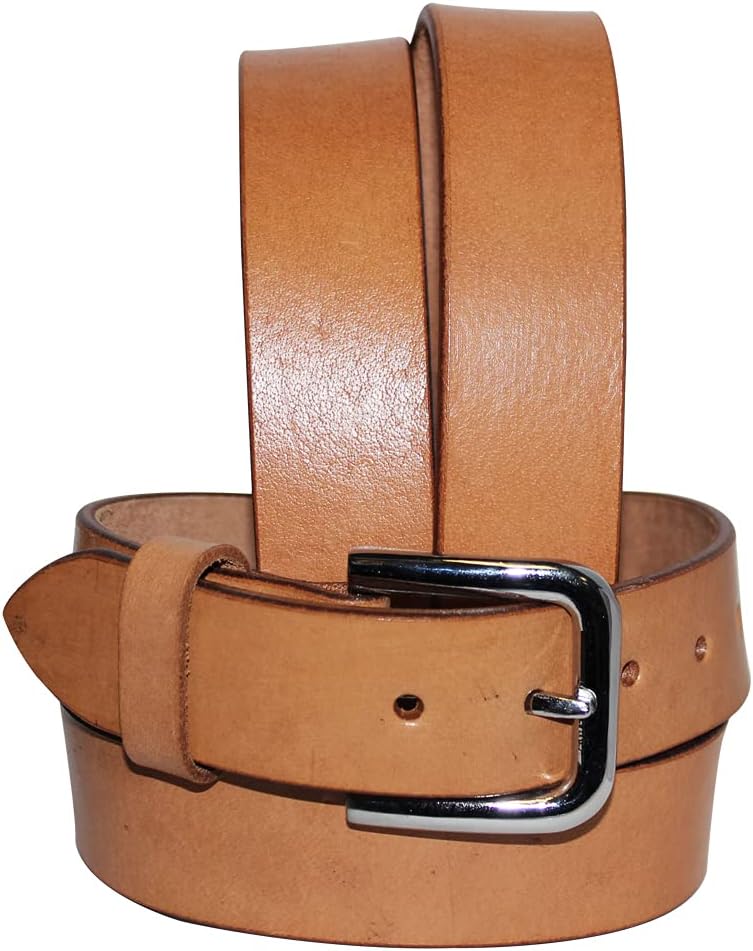 HILASON Western Genuine Leather Belt for Men Women Cowboy Cowgirl Handmade Unisex Full Grain Heavy Duty Tooled Belt for Jeans