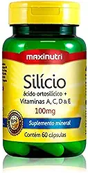 Silício + Vit. A, C, D e E 100mg - 60 Cáps., Maxinutri