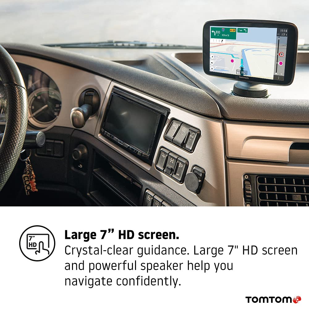 TomTom Truck GPS GO Expert, 7 Inch HD Screen, with Custom Truck Routing